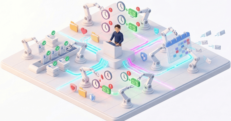 【分野別】人事・総務業務のRPA活用法の事例12選の画像