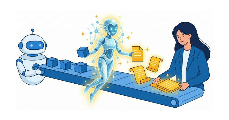 生成AI×RPAで実現する「つなぎAI」の仕組みの画像