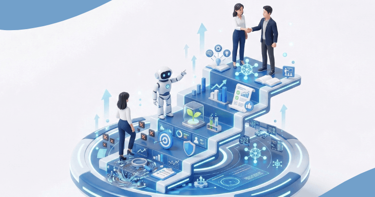 失敗しないためのAI導入5ステップの画像